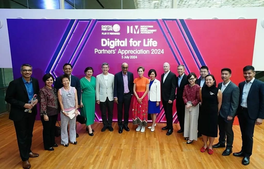Singapore President Tharman Shanmugaratnam and Minister Josephine Teo at a Digital for Life event in July 2024. The DfL platform focuses on championing digital inclusion and promoting online safety. Photo courtesy: Instagram/joteo.ylm
